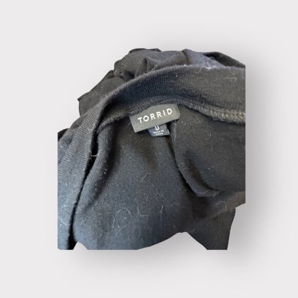 Women’s Torrid 0 Black Open Front Shrug Large 12 - Picture 5 of 12